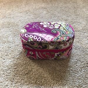 Vera Bradley Very Berry Paisley travel jewelry box